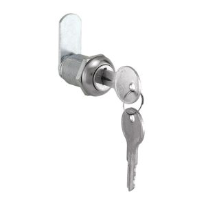 PRIME-LINE CCEP 9943KA Drawer Lock, Keyed Locking, Steel, Chrome