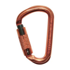 ProClimb USR-128-A3TU Mod D Carabiner, 114 mm L, 73 mm W, Aluminum, Copper Anodized