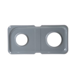 Range Double Drip Pan – Right Side; Gray|WB34K10013