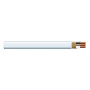 Romex SIMpull Series 28827428 Non-Metallic Sheathed Cable, 600 VAC, 2-Conductor, 14 AWG Conductor, Solid, 100 ft L