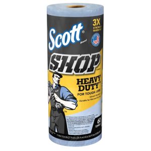 Scott SHOP 32992 Shop Towel, 11 in W, 10.4 in L, Blue