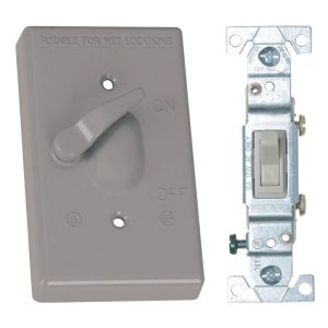 Sigma 14216 1-Gang Toggle Switch Kit, 120 V, 15 A