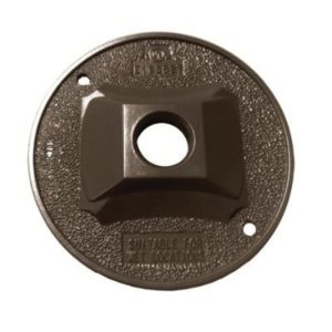 Sigma 14381BR Weather-Proof Cover, 1 -Knockout, Metal Cover