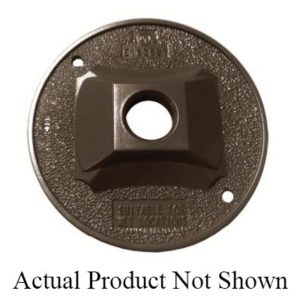 Sigma 14381WH Weather-Proof Cover, 1 -Knockout, Metal Cover