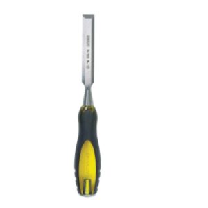 STANLEY FATMAX Thru-Tang 16973 Short Blade Wood Chisel, 1/4 in Tip, High Carbon Alloy Steel Tip, 9 in OAL