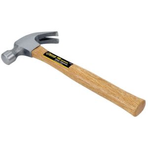 Steel Grip 2257962 Claw Hammer, 16 oz Head, Steel Head, Wood Handle, 13 in OAL