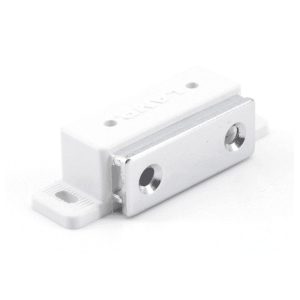 Sugatsune MC-KL-S Catch, 11/16 in H Catch, 2-3/8 in W Catch, 3/4 in D Catch, PBT, White