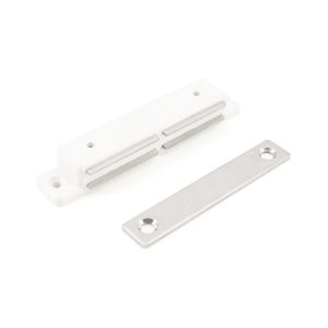 Sugatsune MC-SPM-S Catch, 9/16 in H Catch, 3.437 in W Catch, 11/16 in D Catch, PBT, White