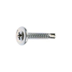 Teks 21520 Lath Screw, #8 Thread, 1/2 in OAL, Modified Truss Head, Climacoat-Coated/Zinc-Plated