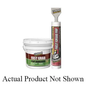 Titebond GREENchoice Fast Grab FRP Series 4054 GREENchoice Construction Adhesive, Liquid, Light Beige, Slight, 4 gal