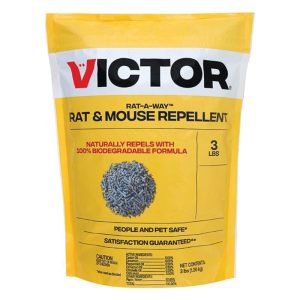 VICTOR Rat-A-Way M807 Rat and Mouse Repellent, 3 lb