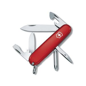 VICTORINOX 1.4603-X18 Tinker Medium Pocket Knife, ABS/Cellidor Handle, Red Handle, 91 mm OAL