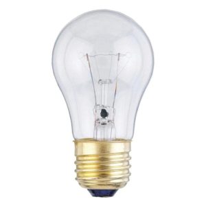 Westinghouse 04001 Appliance Incandescent Light Bulb, 40 W, Arbitrary, Medium, Clear, 2700 K, 350 Lumens