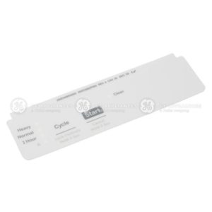 WHITE CONTROL PANEL OVERLAY|WD34X27842