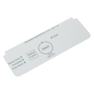 WHITE CONTROL PANEL OVERLAY|WD34X27924