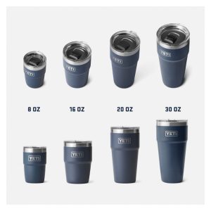 YETI Rambler Series 21071503910 Stackable Cup, 20 oz Capacity, MagSlider Lid, Stainless Steel, Tropical Pink