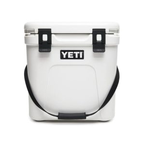 YETI Roadie 24 Series 10022020000 Hard Cooler, 26 lb Volume, 33 Can, White, 16-1/2 in L Exterior, 17-1/2 in W Exterior