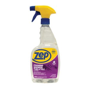 Zep ZUPFTT32 Foaming Tub and Tile Cleaner, 32 oz, Liquid