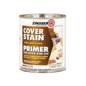 ZINSSER 3504 Oil-Base Primer, Oil Base, White, 450 g/L VOC, 400 to 450 sq-ft Coverage Area, 1 qt